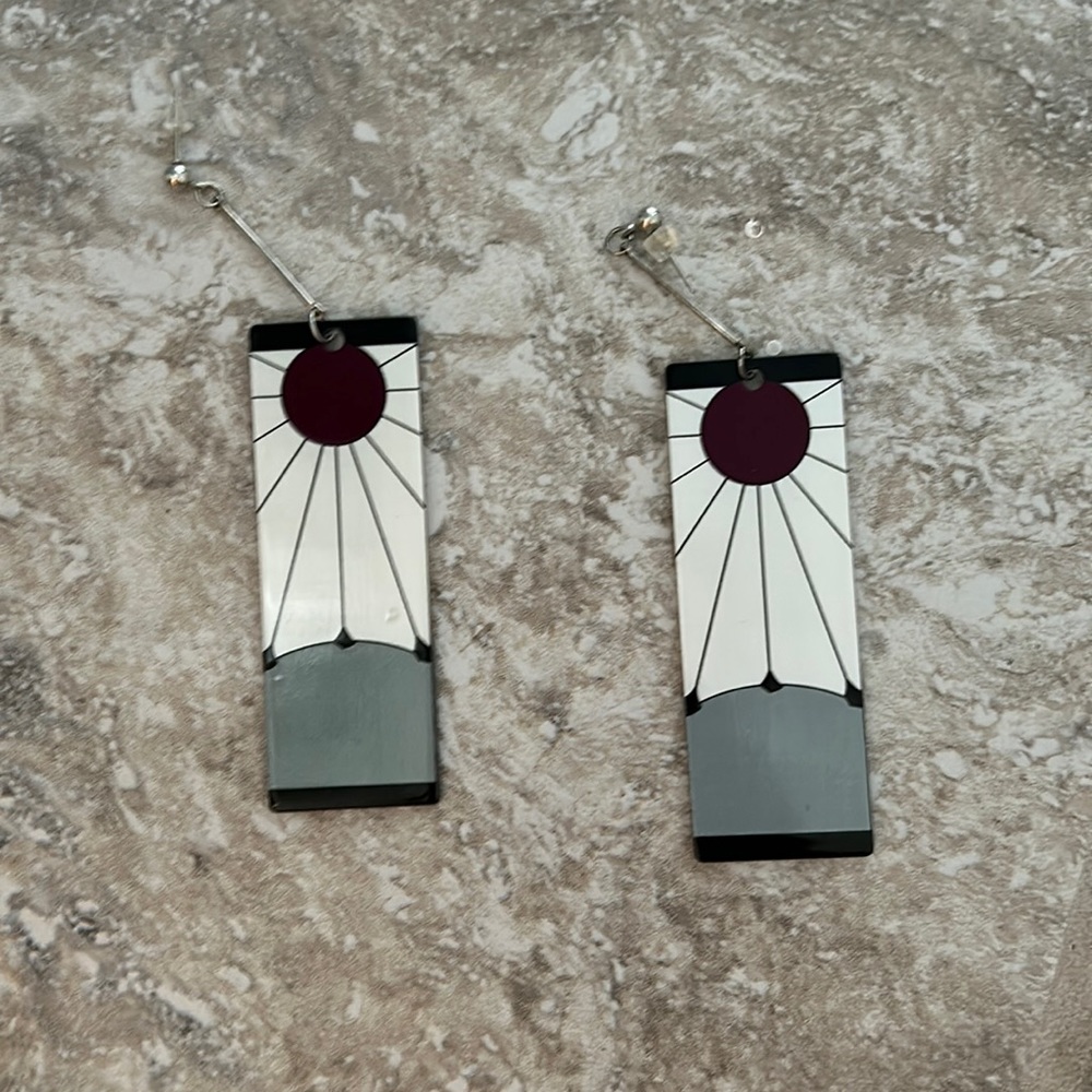 Demon slayer earrings